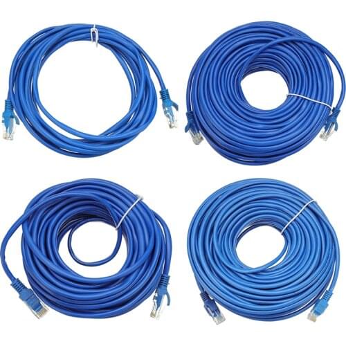 5/10/15/20/25/30 Meter RJ45 CAT5 Ethernet Cables Connector Ethernet Internet Cable Lan Network Wire Internet Lead Cord Router