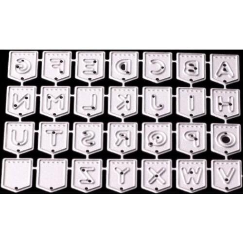 English alphabet Metal Cutting Dies Stencils for DIY Scrapbooking/photo album Decorative Embossing DIY Paper Cards