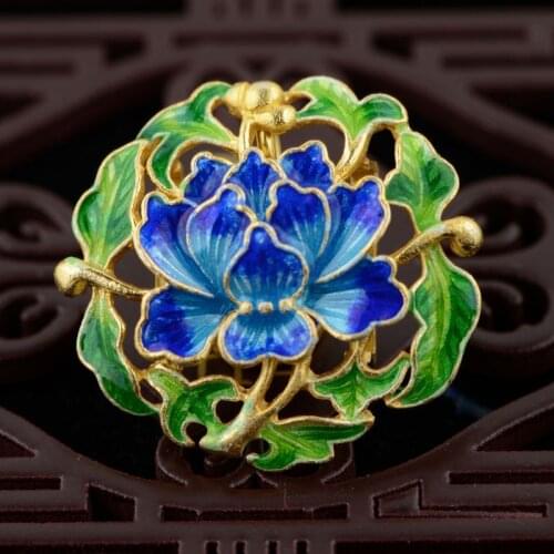 S925 sterling silver woman pendants traditional craft female flowers rich pendant accessories DIY explosion models