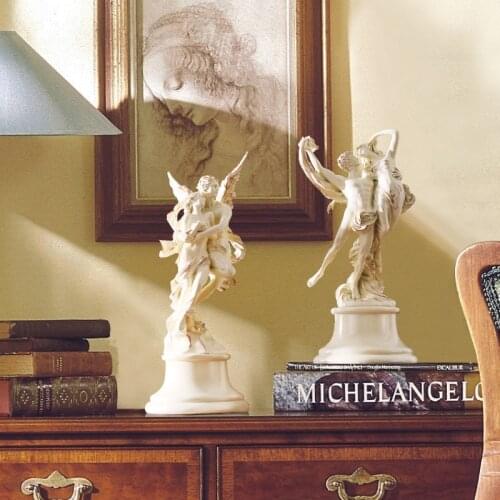 Retro Greek Mythology Statue Decoration Angel Dancer Figurines Living Room Office Decoration Sculpture Home Crafts Art Gifts