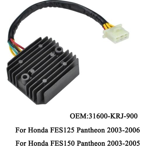 Scooter Motorcycle 12V Regulator Rectifier For Honda FES125 FES150 FES 125 150 Pantheon 2003 2004 2005 2006 FES-125 FES-150