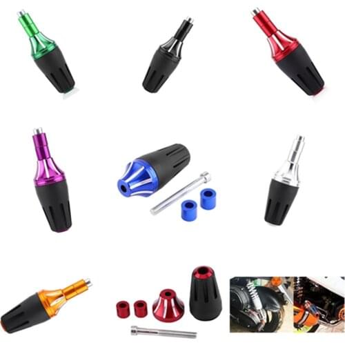 Universal Motorcycle Bike CNC Frame Slider Falling Crash Protector M8 Dual Sport bike Cruiser For Honda Yamaha Suzuki Kawasaki