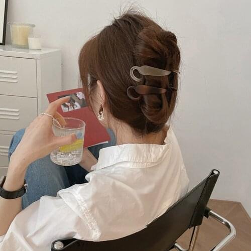 2021 Women Banana Hair Clips Hair Accessories Ponytail Barrettes Chic Hairpins And Hair Clips Hair Claw Hair Crab