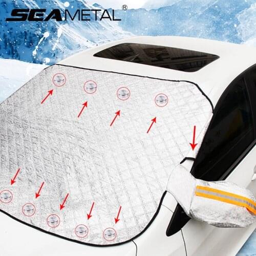 Car Snow Cover Universal Car Covers for front windshiels Waterproof Anti Snow Ice Frost UV-protective Winter Auto Exterior Cover