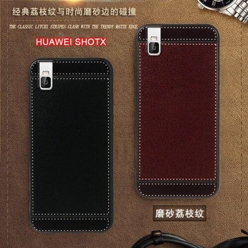 Funda for HUAWEI SHOTX ATH-UL11 ATH-UL16 Cover 5.2" Soft Black silicone Honor 7i Coque for Huawei Shot X Cases