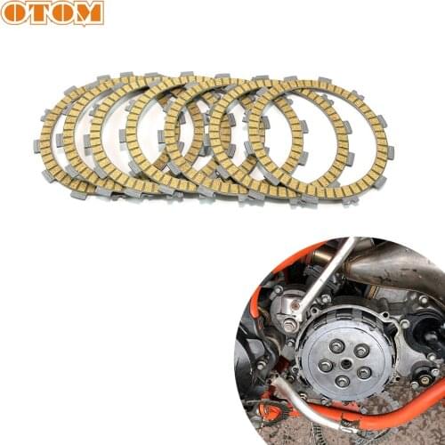OTOM Motorcycle Separation Friction Clutch Plates Paper-based Clutch Disc 77032011000 For KTM EXC SX HUSQVARNA TC TE HUSABERG FE