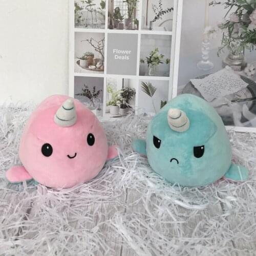 Reversible Flip Fish Stuffed Plush Doll Soft Simulation Reversible Plush Toy Color Reversible Plush Doll Filled Plush Child Toy