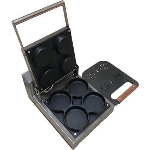 220V 4pcs Electric Pizza Baking Furnace Machine Multifunctional Electric Scones Roasted Eggs Frying Machine Oven EU/AU/UK