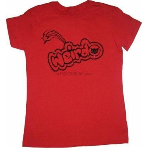 Emily The Strange Juniors WomenS Shirt Tee Weirdo Red Summer Tee Shirt