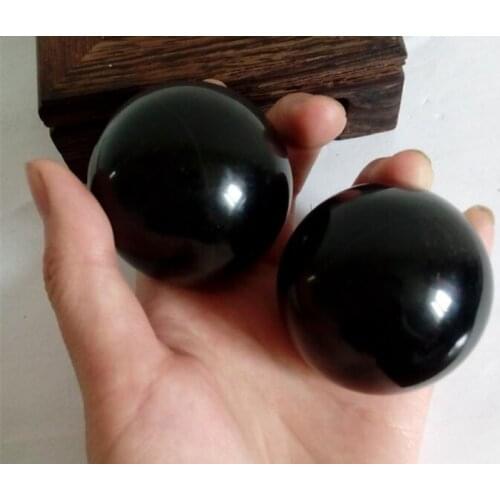 [ Fly Eagle ] Beautiful Fitness Baoding Hand Ball 45mm Sphere Black