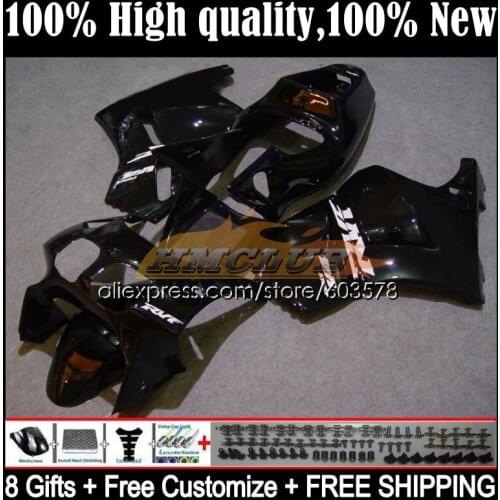Body For HONDA VFR400 R V4 VFR400RR RVF400R VFR400R 1987 1988 34CL.60 RVF VFR 400 R RR 400R CC NC24 87 88 Fairings Stock black