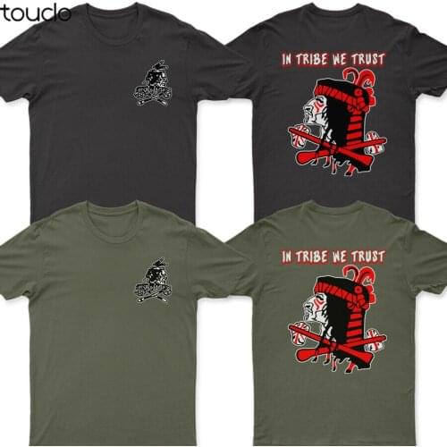NEW Navy SEALS The Tribe Red Squadron Military T shirt double sided