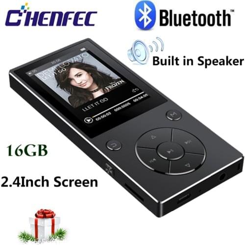 MP3 Player Bluetooth4.2 Speaker 16GB Portable Hifi Music Player,Walkman With FM,E-book,Recording,Mini USB TF Card Up To 128GB