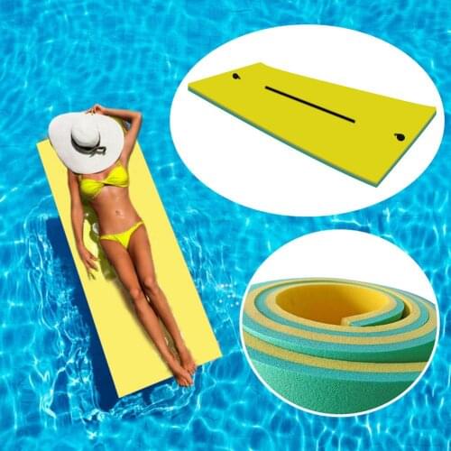 Durable Water Float Mat Pool Floating Pad Water Blanket Water Floating Bed Smooth Water Float Mats Swim Pool Cushion
