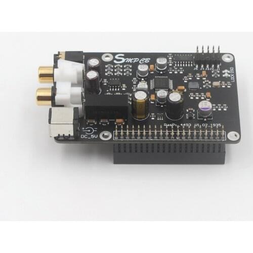 R93 AK4493 digital broadcast network player Raspberry Pi DAC connected to I2S 384K DSD 128