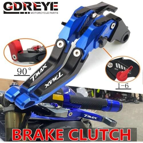 For Yamaha TMAX T max T-max 500 Tmax500 2008 2009 2001- 2011 Motorcycle 5D Adjustable Brake Clutch Lever