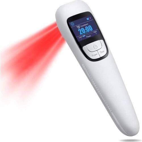 Cold Laser Pain Relief Device,LLLT for Shoulder, Joint, Muscle Pain Reliever,Red Light Therapy Device,Safe for Pet, 4 Power