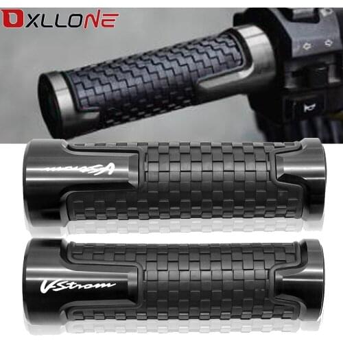 2mm Motorcycle Hand Grips Handle Bar Dirt Bike Moto Hand Bar Ends For SUZUKI DL650/V-STROM 2004-2012 DL1000/V-STROM 2002-2016