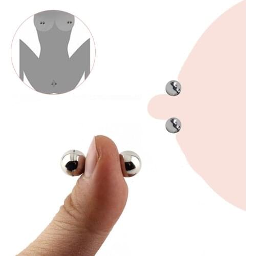 3 Pair Strong Magnetic Orbs Glans Nipple Clamps Orbs Vagina Clitoris Clips BDSM Bondage Adult Games Sex Toys For Women Couples