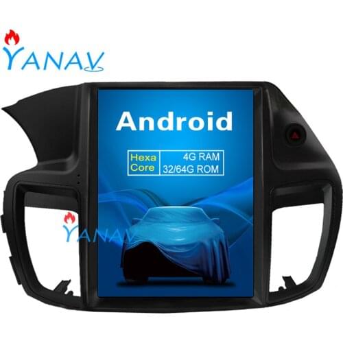 12.1 inch Android 9.0 vertical screen Car Multimedia GPS For-HONDA-ACCORD 9 2012-2017 Car navigation Video Dvd Player Built in m