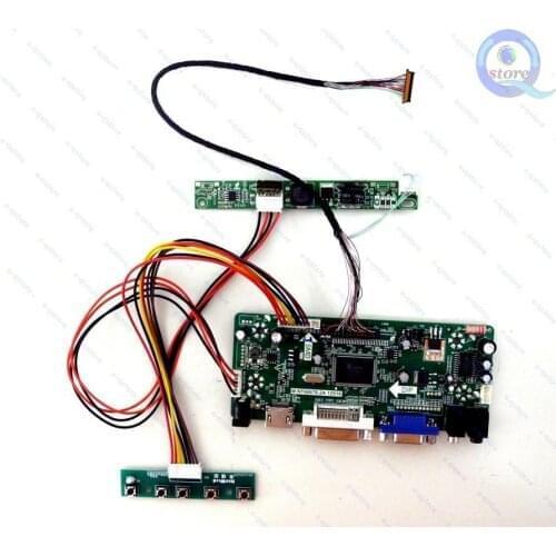 E-Qstore: Turn Laptop Lcd LP154WP2(TL)(A1) TLA1 1440X900 into Monitor Yourself-HDMI+DVI+VGA Lvds Driver Controller Board Diy Kit