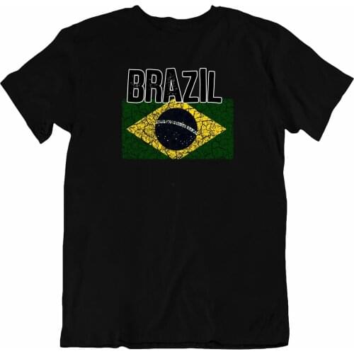 Flag Men T-Shirt Brazil Fashion Country Souvenir Gift Tee Pride logo