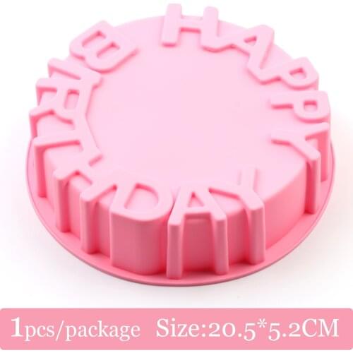 Round Silicone Cake Baking Mold Mousse Cake Decoration Tools DIY Baking Pan For Birthday Kitchen Bakeware Pastry Tool