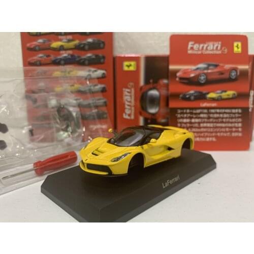 1/64 KYOSHO FERRARI LaFerrari Collection of die-cast alloy assembled car decoration model toys