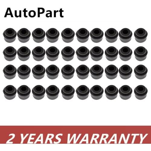 40PCS Valve Stem Seals Kit Repair Set For VW Golf Passat Polo Audi A3 A4 A5 A6 06B109675B 036109675A 70-31306-10 036 109 675 A