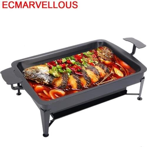 Kebab Machine Korean Bbq Asador A Carbon Commercial Barbecue For Outdoor Parrilla Churrasqueira Seafood Fish Grill Plate