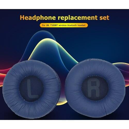 Easily Carrying Lightweight Earpads Earphone Part for JBL Tune 500BT 600BTNC Protein Leather Foam Ear Pad Replacement