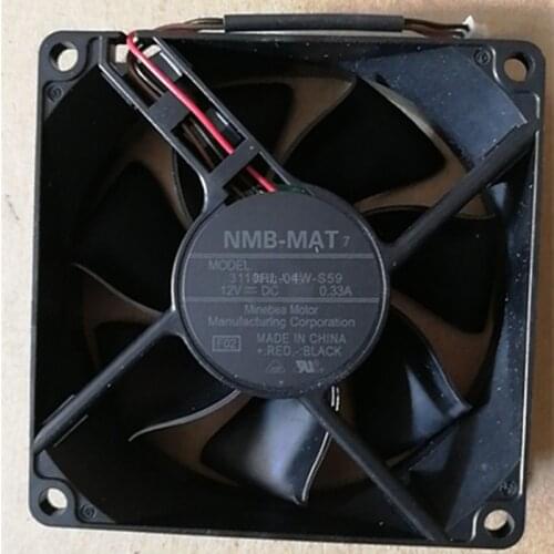 Projector fan 8025 fan 8CM chassis fan 3110RL-04W-S59 12V 0.33A 3-pin axial cooling fan