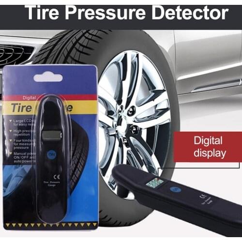Auto Tyre Pressure Monitor Digital LCD Display Auto Security Alarm Systems Tyre Pressure Temperature Warning For Car Motorbike