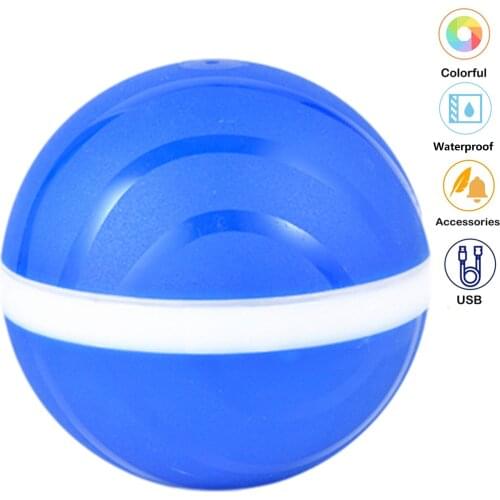 NEW Electric Pet Ball Smart Cat Toy USB Charging Flashing Ball Pet Bumper Ball Dog LED Rolling Ball Toy