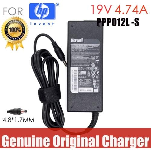 Original 19V 4.74A 90W 4.8x1.7mm Ac adapter laptop charger For HP PPP012L-E PPP014L-S V3000 V3200 V3700 V3900 V3900 V6000 V9000