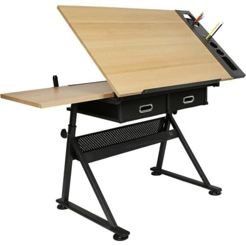 Dropshipping 1PC Can Be Raised Multifunctional Designer Workbench Easel Portable Laptop Desk Working Studying Desk Furniture HWC