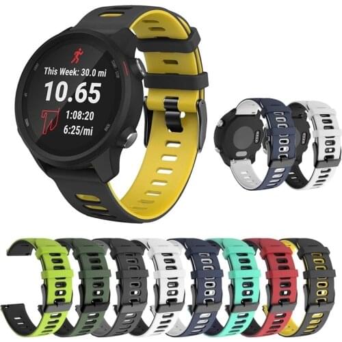 20mm 22mm Soft Silicone Sport Strap For Xiaomi LS05 Strap Bracelet For HUAWEI WATCH GT 2 Watchband Band For Garmin Forerunner245