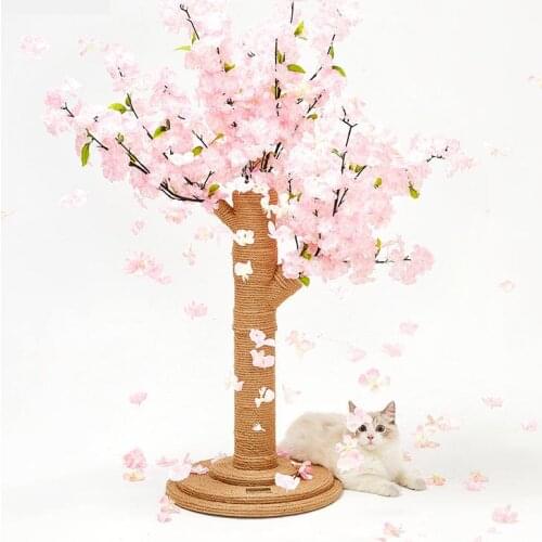 Sakura tree cat climbing frame cat climbing column jumping platform cat frame cat tree toy cat scratcher