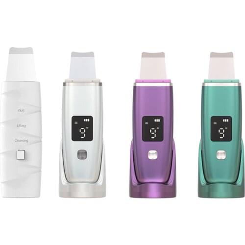 Ultrasonic Skin Scrubber Beauty Skin Care Tools Acne Shovel Peeling Cavitation Facial Massager Face Cleaner Blackhead Remover