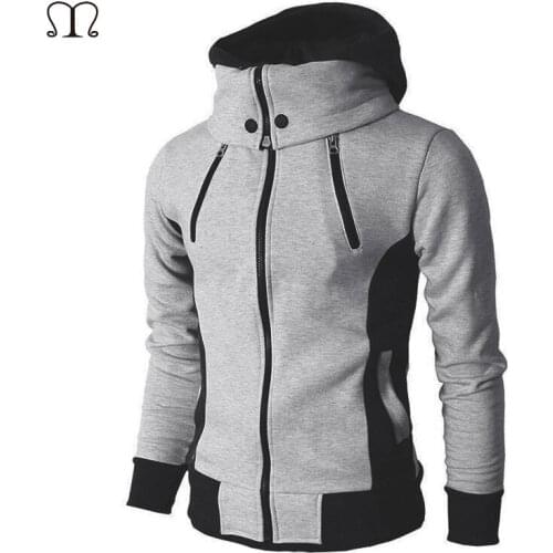 Windbreaker Jackets Man Fashion 2020 New Autumn Winter Mens Jacket Zipper Male Solid Sportswear Fleece Warm Hooded Coat Outwear