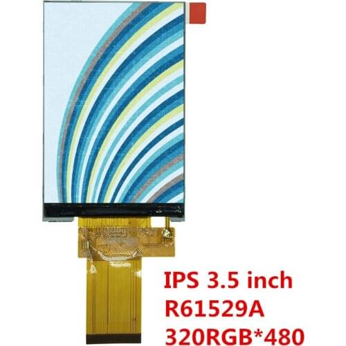 3.5inch TFT LCD display screen touch panel 320RGB*480 R61529A visible under sunlight readable PCB connector Adapter MCU SPI RGB