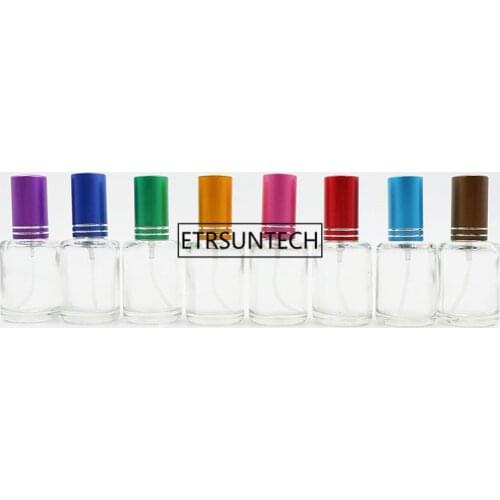 14ml Sample Perfume Bottle Glass Travel Empty Spray Atomizer Bottles Cosmetic Packaging Container F2089