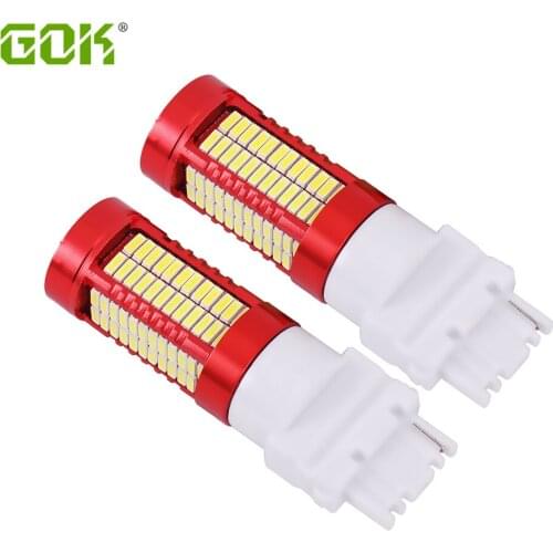 50pcs Car led bulb 3156 3157 led T25 3156 106smd 4014 led light Brake Light Backup Reverse Light Parking Turn Signal headlight