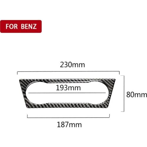 Car Air Conditioning Panel Trim Black Carbon Fiber New High temperature resistanct Waterproof