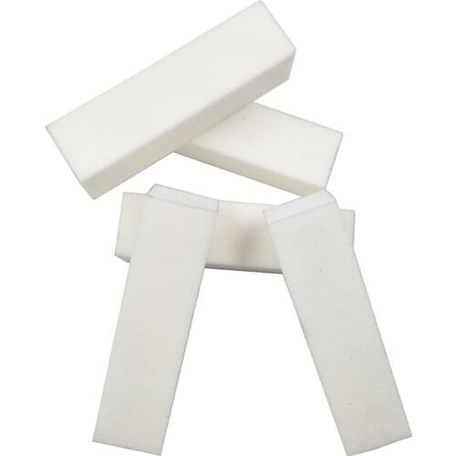 White Nail Art Buffer Block Buffing Sanding 2PCS Nail Files Block Sponge Use For Buffering And Sanding Nail Files Manicure Tool