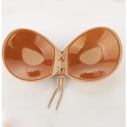 Invisible Silicone Sticky Bras For Women Adhesive Strapless Push Up Bralette Seamless Backless Fly Bra Sexy Lingerie