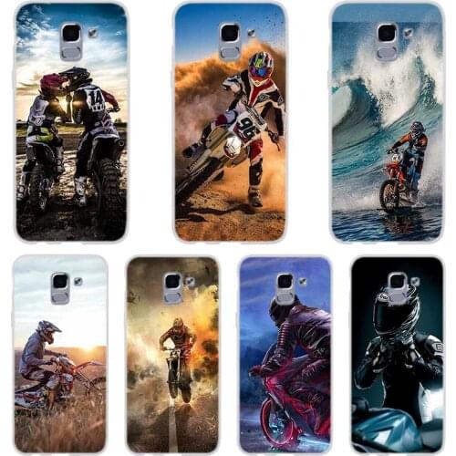 Moto Cross Motorcycle Phone case For Samsung Galaxy J6 J4 J8 Plus J7 2018 J3 J5 J7 Prime Pro 2017 2016 Covers