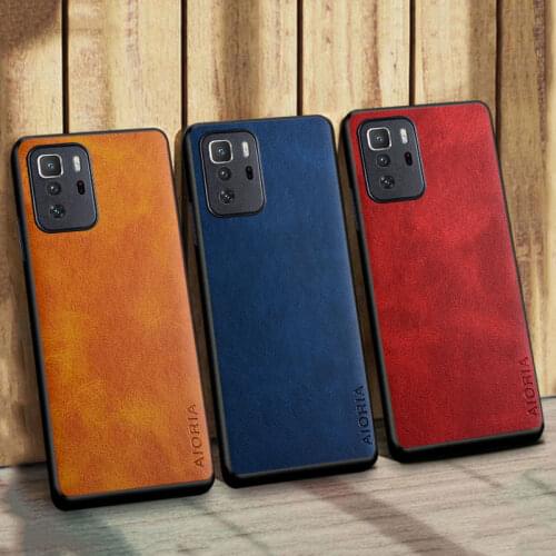 Phone Case for Xiaomi Poco X3 GT coque Luxury Vintage leather Skin covers for xiaomi poco x3 gt case funda capa