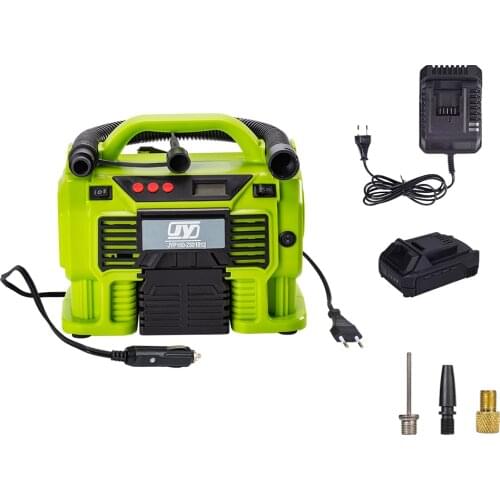AC 120v 220v 230v Digital Tire Inflator 18V Battery Car Tire Air Compressor DC 12V DC Air Pump for Car