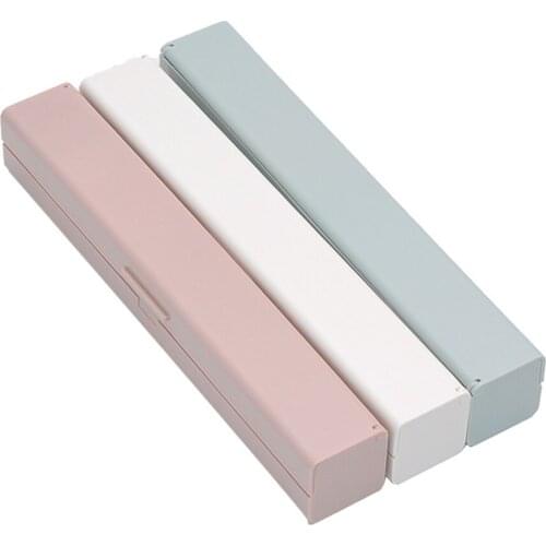 Plastic Wrap Dispenser with Cutter Refillable Cling Film Dispenser Kitchen Aluminum Foil/Foil Wax Paper Practical Cutting Tool